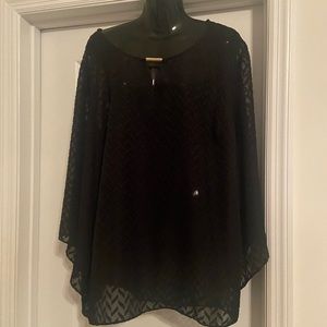 Black sheer blouse made by ALYX Woman size 2x